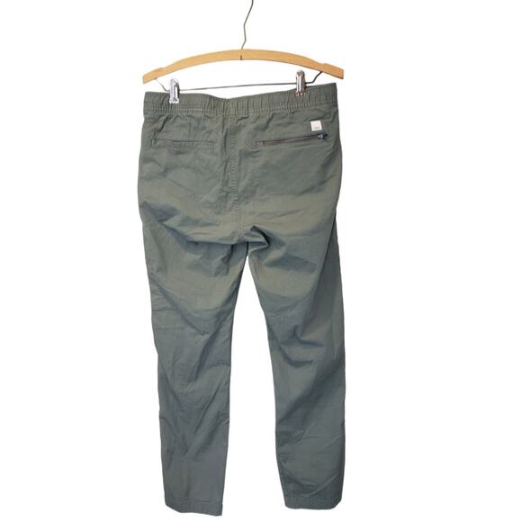 Vuori Womens Ripstop Pants in Army Green Elastic Waist Medium Athleisure - Picture 7 of 13